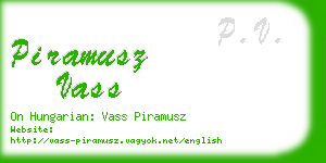piramusz vass business card